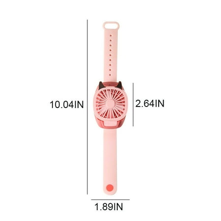 

Loopsun Kitchen Appliances Mini Watch Fan Third Gear Speed Electric Portable Mini Handheld Fan USB Rechargeable Folding Suitable Children Adults For Outdoor Trave Hiking And Climbing
