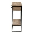 thumbnail image 5 of Baxton Studio Silas Modern Industrial Natural Brown Finished Wood and Black Metal 2-Drawer Console Table, 5 of 10