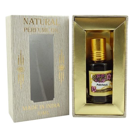 Natural Perfume Oil Rollon Ittar In Multi Fragrance -10ml (Silver) Patchouli