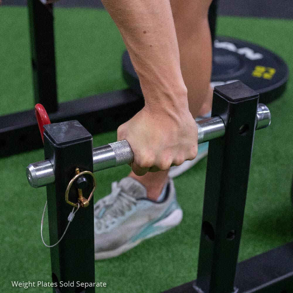 Titan Fitness Farmers Walk Handles Platform and Deadlift System, Rated 500 LB Each, Grip Strength Weight Training