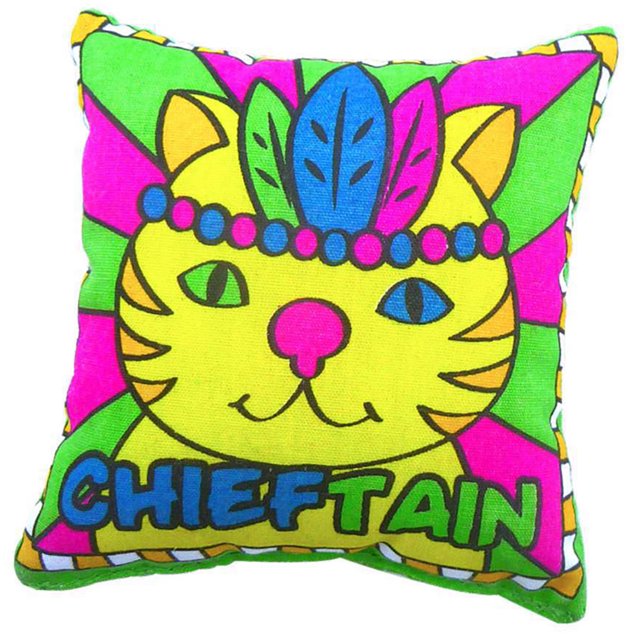 Cataire Toy Carré Modèle Interactif Créatif Mignon Pet Oreiller Chat Mâcher Toy