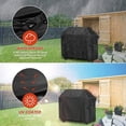 thumbnail image 5 of Funda para barbacoa a gas, funda para barbacoa de 183 x 66 x 130 cm, funda para barbacoa de exterior, 420D, tela Oxford impermeable, protección solar, funda para barbacoa Weber, Char-Broil, etc., 5 of 5