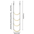 thumbnail image 5 of 4 Step Boat Rope Ladder，Boat Rope Ladder Extension,Assist Boat Folding Ladder,Swim Ladder for Sailboat,Kayak, Canoeing (4 Steps), 5 of 5