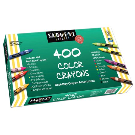 UPC: 0042229532207 | Sargent Art Crayons for Copy Paper  Assorted Colors  Set of 400