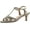 Nude, variant on De Blossom Womens Peggy-7 Dressy Party Heels Sandals