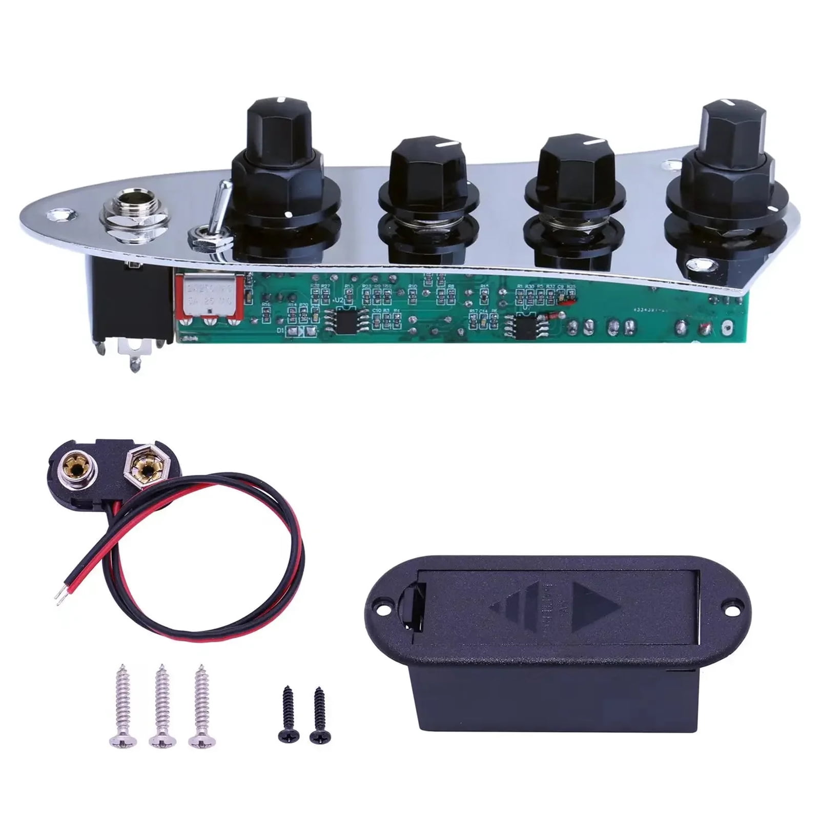 Guitar Prewired Harness 5 Way Prewired Loaded Prewired Control Plate Harness Converter Knobs Replacement for Guitar Part