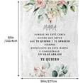thumbnail image 4 of Regalos para Mamá, Regalos para Mama En Español, Gifts for Mom in Spanish, Mom Gifts from Daughter Son, Birthday Gifts for Mom Throw Blanket, Mamá Gifts for Blanket 50x60in, 4 of 6