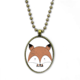 thumbnail image 1 of Simplicity Style Immature Fox Necklace Vintage Chain Bead Pendant Jewelry Collection, 1 of 3