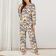 thumbnail image 2 of Balery Snake Conjunto de Pijama con Estampado para Mujer, Conjunto de Dos Piezas con Manga Larga, Ropa de Dormir Suave con Bolsillos, Pijamas Cómodos-Medium, 2 of 7