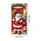 thumbnail image 3 of Decoración Navideña para Puerta | Ideal para Fiestas de Navidad y Año Nuevo En Invierno | 200 X 90 Cm | Tela de Poliéster Resistente | Fácil Instalación | Multicolor | 1 Unidad, 3 of 6
