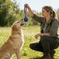 thumbnail image 2 of Training Dog Ball with Rope Exercise and Reward Toy for Dogs - Indestructible Dog Toy Ball with Handle for Training Pull Throw Tug Fetch Belgian Malinois Gifts (g), 2 of 6