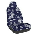 thumbnail image 1 of Wukai Abstract Skiing Full Set Car Seat Covers with Soft Padding Universal Auto Front Seats Protector and Cushion Mat, 1 of 5