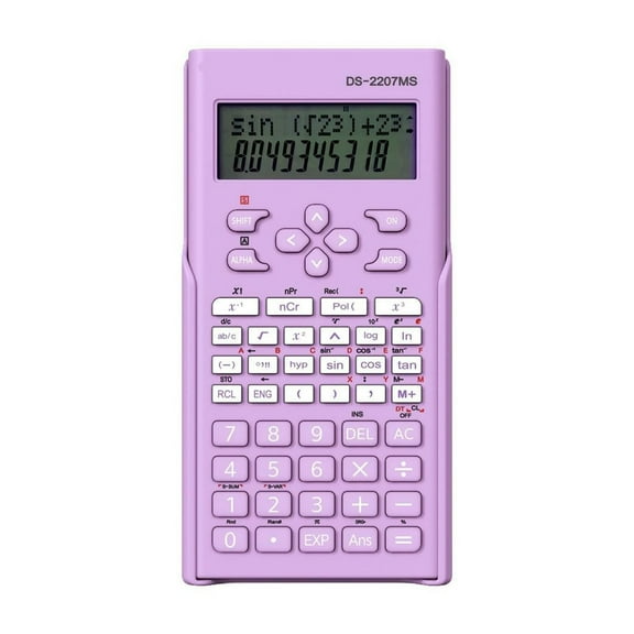 JVBTVB Back to School Flip Cover Calculator - 10-Digit Lcd Function Math Calculator for Exams, Portable Pocket Size 4 Colors, 0.43 Inch Thin, Auto Shutoff