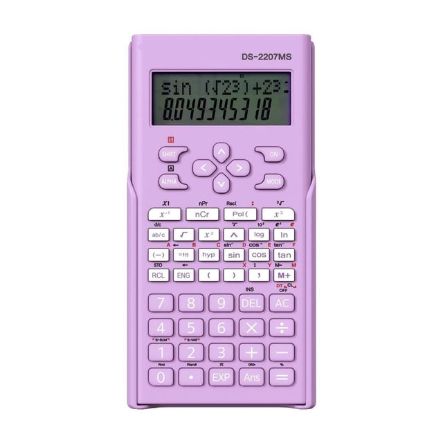 Nilvkv Student Function Calculator for The Beginning of Schoo1 Season Macaron Student Multi Functional Exam Special Scientific Computer with High Appearance Value