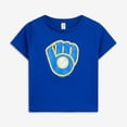thumbnail image 2 of Toddler Soft as a Grape Heather Gray/Heather Gray Milwaukee Brewers Cooperstown Collection Two-Pack T-Shirt Set, 2 of 5