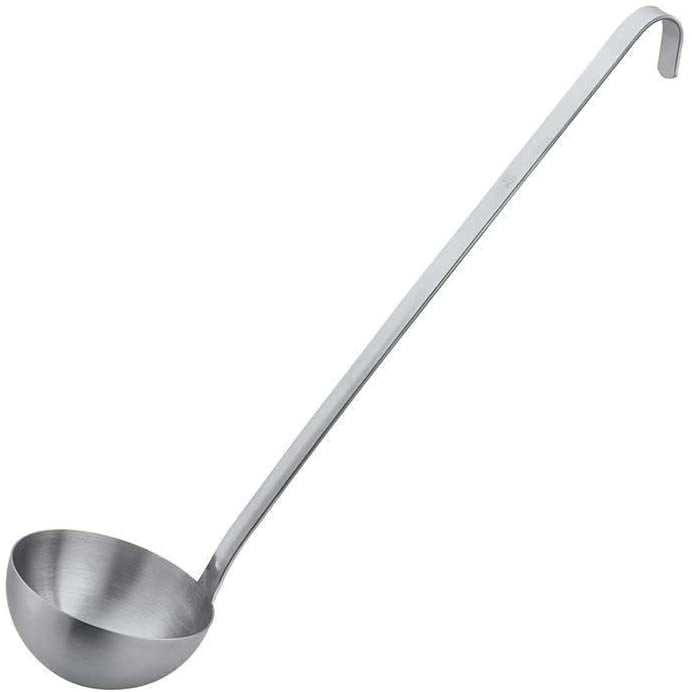 Stainless Steel  with Densy wood Handle Free Post in UK Ladle 16" 2 mm thick 