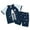 Navy, variant on Gubotare Boys Pajama Set Boys Pajamas Toddler Boys Summer Pajamas 2 Piece Short Sleeves Boy Pjs Kids Sleepwear Size 3-4T (Silver,3-4 Years)