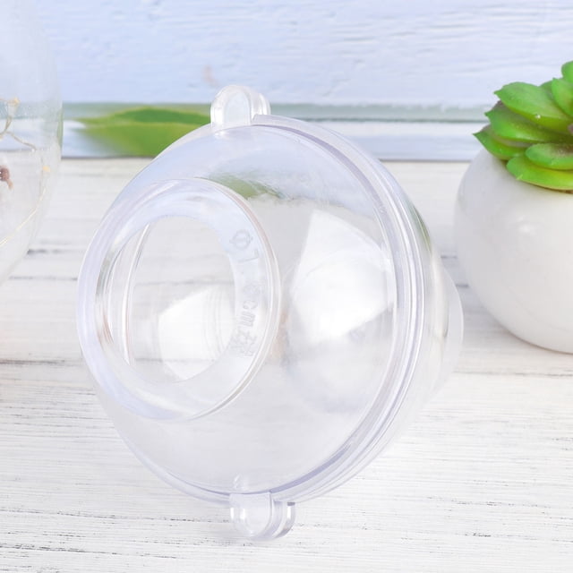 WASHWEPE 1pc Ball Shape Candle Creative Acrylic Candle Durable Design For Home Crafting Easy To Clean