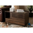 thumbnail image 5 of Baxton Studio Claire Modern and Contemporary Walnut Brown Finished Cat Litter Box Cover House, 5 of 5