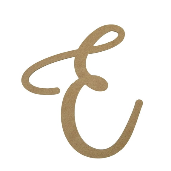 Wooden Letter Unfinished, Fairybells Font, Craft Cutout