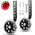thumbnail image 1 of Flashing Wheel For Kids Bike, LED Balance Training Wheels For 12-20 Inch Bicycles With Adjustable Height, Universal Stabilizer, 1 of 8