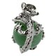 thumbnail image 3 of Colgante de bola de piedras preciosas de 15 mm Dragón envuelto - Aventurina verde, 3 of 3
