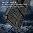 thumbnail image 2 of CCSamller for Samsung Galaxy S24 Case with Belt-Clip Kickstand Holster, Rugged & Durable Armor Case Heavy Duty Protection Cover for Samsung S24 JG Black, 2 of 8