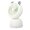 White B, variant on mdesiwst Desktop Small Fan Cartoon Animal Ear Shape USB Powered Bedroom Desk Fan Adjustable Wind Speeds Anti-Slip Base Fan