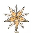 thumbnail image 1 of Kurt S. Adler UL3135 10-Light 15-Point Gold Sputnik Capiz Treetop, 1 of 10