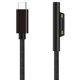 thumbnail image 1 of Cable de carga de superficie trenzada de nailon con conexión USB-C PD de 15 V para Surface Pro 7/6/5/4/3, portátil 3/2/1 y Surface Go., 1 of 7