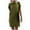 Army Green, variant on QUYUON Women T Shirt Mini Dresses Crew Neck Short Sleeve Summer Shirt Dress Loose Casual A-Line Tunic Short Dresses Side Split Regular Size Solid Color T-Shirt Dress, Army Green L