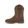thumbnail image 3 of Justin Boots Boys Canter Junior Square Toe Cowboy   Mid Calf Boots, 3 of 5