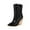 Black, variant on asdoklhq Boots Under $15,Large Size Women's Autumn and Winter Boots Snake Print Super High Heel Sleeve Ankle Boots
