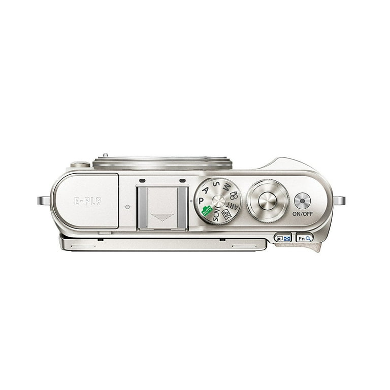 Olympus PEN E-PL9 Pearl White Body, Silver 14-42mm F3.5-5.6