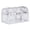 Silver, variant on NFTIGB 12pcs Luxury Gold Square Treasure Chest Wedding Favor Boxes Hollow Candy Chocolate Gift Case 3.5x2.2x2.2 inches (9x5.5x5.5 cm) Party Decorations