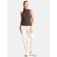 thumbnail image 4 of Avia Women's Ribbed Mock Neck Tank Top, Sizes XS-XXXL, 4 of 5
