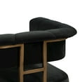thumbnail image 5 of TOV Furniture Astrid Grey Velvet Counter Stool with Antique Brass Frame, 5 of 9