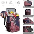 thumbnail image 5 of Travel Cooler Bag - Pink and Black Of Leopard Print Camping Beer Cooler Backpack with Bottle Opener- Waterproof Insulated Picnic Backpacks - Cooler Bag for Beach, 5 of 6