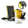 thumbnail image 2 of Solar Power Panel Generator Home System Kit With 3 LED Bulbs Solar Lamp Emergency Light 4 Heads USB Charging for Outdoor Garden, 2 of 7