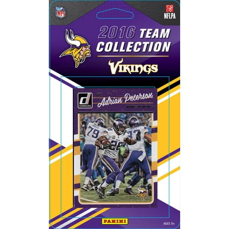 Minnesota Vikings Nfl Card - Minnesota Vikings Factory Sealed Team Set