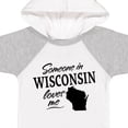 thumbnail image 4 of Inktastic Someone in Wisconsin Loves Me Boys or Girls Baby Bodysuit, 4 of 5