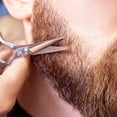 thumbnail image 2 of Professional Men's Grooming Kit, 4-in-1 Beard and Mustache Trimming Set with 2 Stainless Steel Scissors & 2 Combs for Travel & Home Styling, 2 of 6