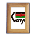 thumbnail image 1 of Kenya National FLAG negro patrón Marco de imagen marco de escritorio, 1 of 4