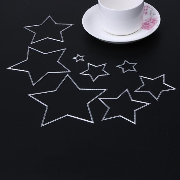 Cuadros Decorativos Plantillas de troqueles de corte de Metal para álbum de recortes DIY Tarjeta de álbum de fotos regalo estrella