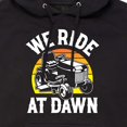 thumbnail image 3 of Instant Message - We Ride At Dawn Mower - Men's Pullover Hooded Fleece Sweatshirt, 3 of 6
