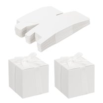 Uxcell Favor Boxes, Candy Party Butterfly Gift Boxes for Wedding Mother's Day Easter Anniversary White