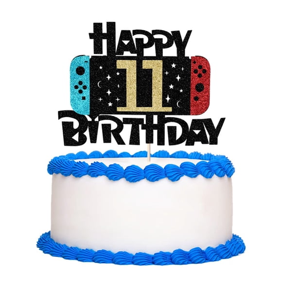 Cake topper Bekaterea de videojuego para 11.º cumpleaños