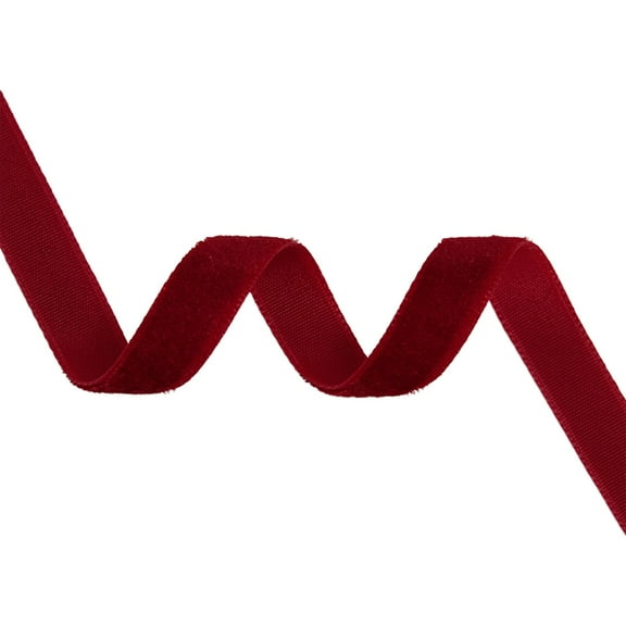 Ribbon for Crafts -Wholesale Bulk 10 Yard 3/8 5/8 1Inch Velvet Ribbon for Gift Package Wrapping Floral Design Hair Bow Clip Accessory Making Sewing Wedding Decor (Dark Rose, 10mm)