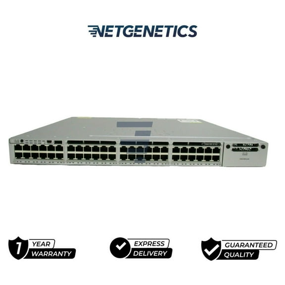 Cisco Catalyst WS-C3850-48P-E Switch 48 Port Gigabit PoE  715W