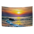 thumbnail image 4 of ABPHQTO Colorido atardecer sobre el mar Tapiz Decoración para colgar en la pared Decoración para el hogar Sala de estar Dormitorio 150x225 cm, 4 of 4